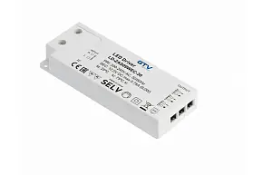 Блок питания для светодиодов SLIM EASY CLICK 220/12V 9W IP20, с mini amp и проводом 1,5м — купить оптом и в розницу в интернет магазине GTV-Meridian.